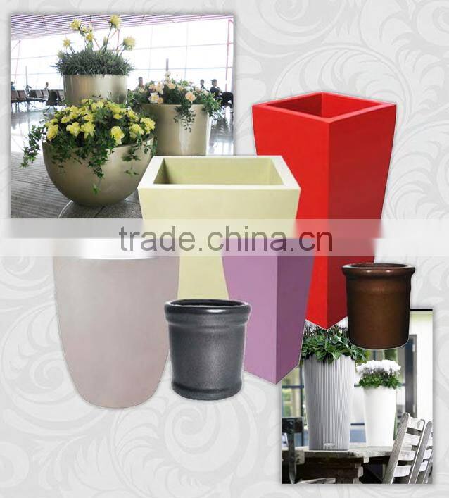 Shopping Mall fibreglass plant box with seating/large fibreglass Hotel furniture