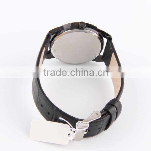 Chain black leather strap watches and watch accessories