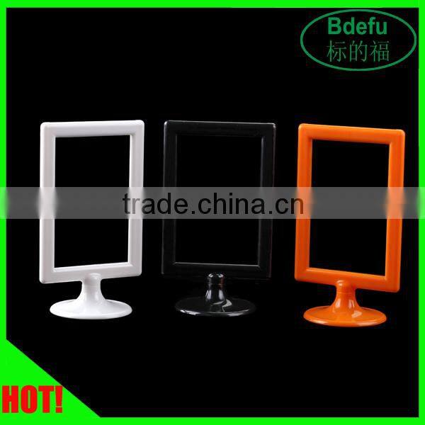Clip on, Sell Pop Sign Ticket Card, Plastic Price label holder,Price Tags Holder for shelves