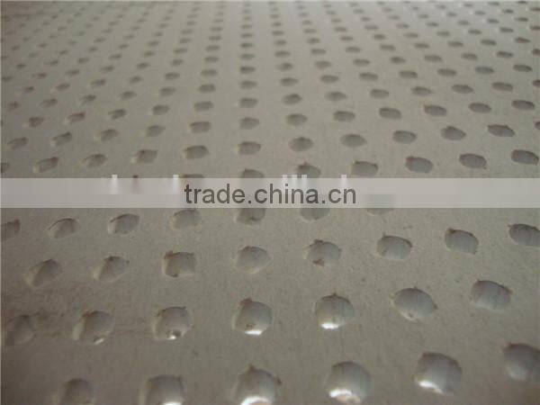 perforated plasterboard with round hole