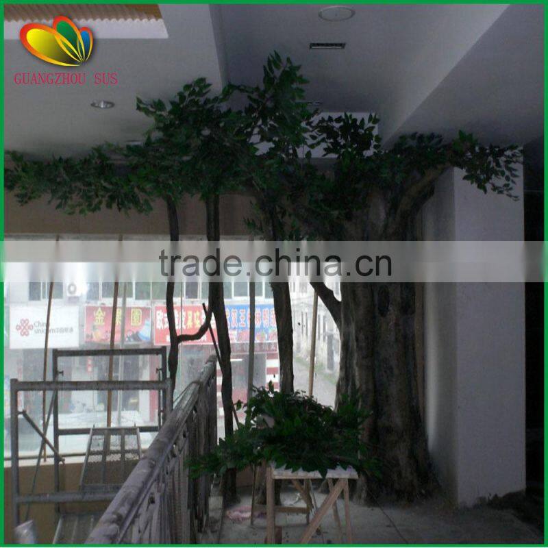 wholesale artificial trees fiber banyan ficus tree