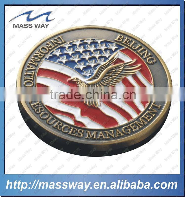 custommized souvenir 3D metal engraved commemorative plates