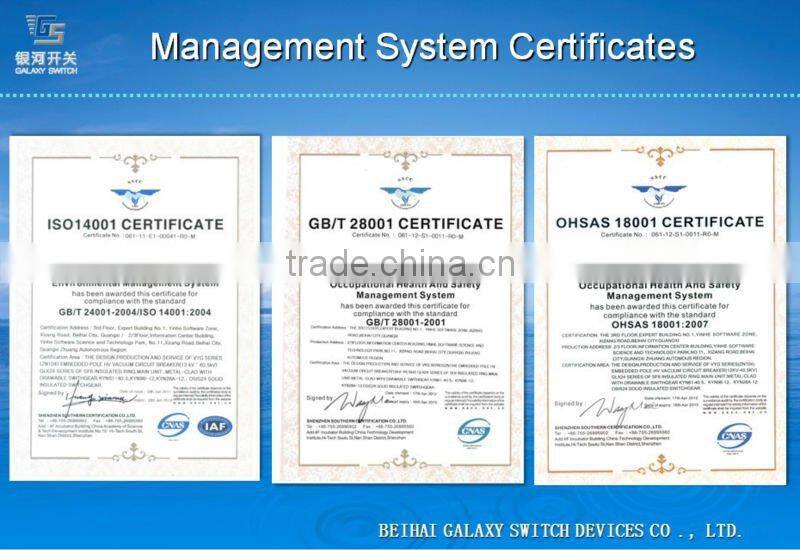 12kV 630A Indoor High Voltage Vacuum Circuit Breaker