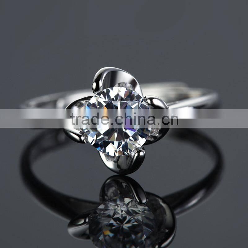 christmas gift S925 silver dimond jewelry ring for girlfriend