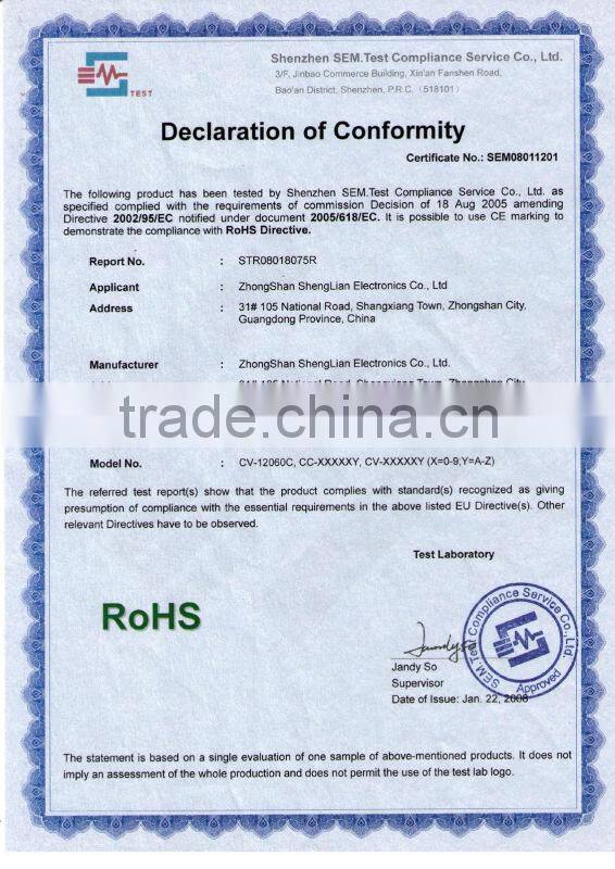 12V 36W Waterproof LED Power Supply ip67 For LED Street Light