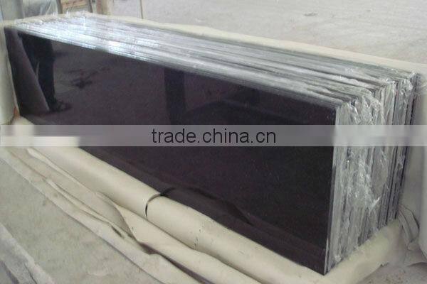 shanxi black granite tombstone slabs for sale