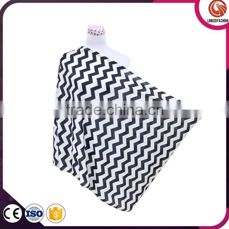 New High Quality Cotton Chevron Infinity Breastfeeding Nursing Scarf