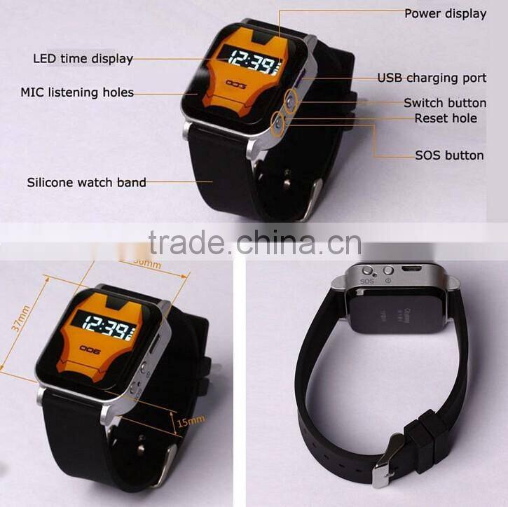 Smartwatch GPS Tracker GSM Quadband GPRS GPS Watch Tracker Smart Watch Wrist Watch for Children Kids Elderly