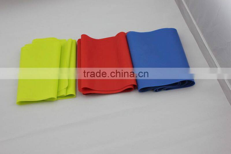Yoga Pilates Type Elastic Stretch Exercise Latex Resistance Band