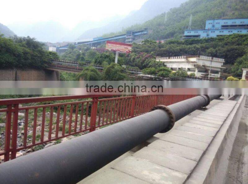 Steel rubber composite pipe for mining