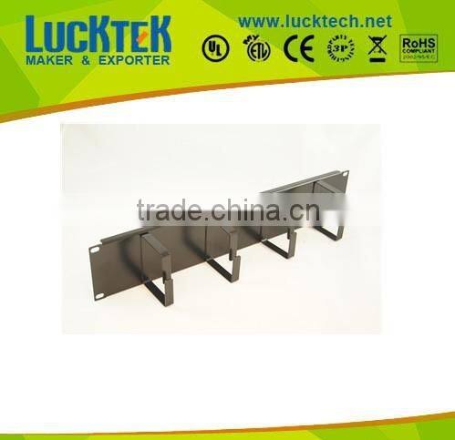 2U 4 RING CABLE MANAGEMENT BAR 100MM RINGS