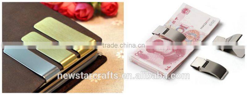 Top quality stainless steel money clip/stainless steel bar money clip