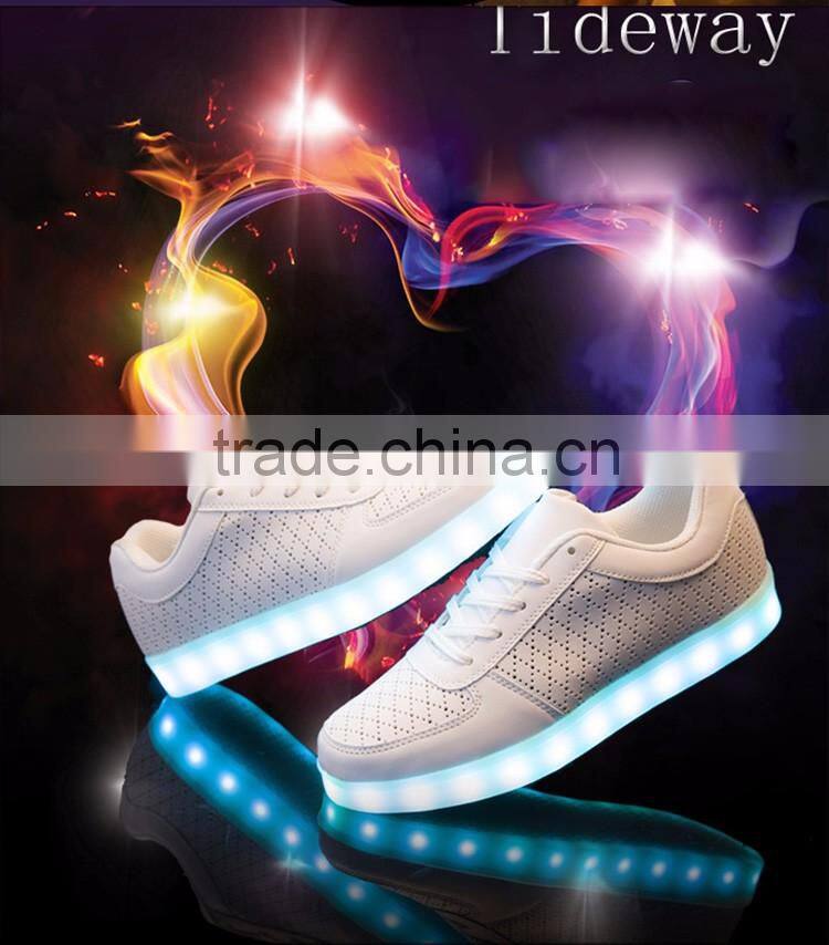 Adults soft wearing LED Luminous sports leisure shoes