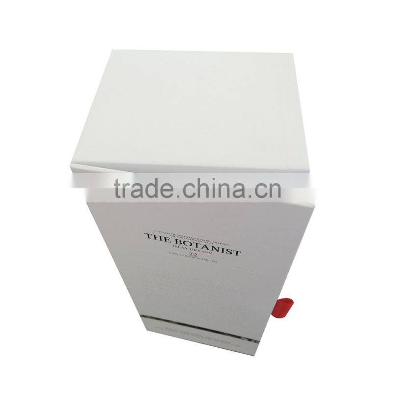 Hot sale luxury cardboard wine box with slot