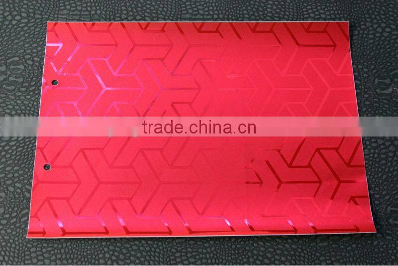 red acute angle pvc decorative film for furniture