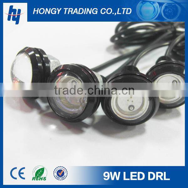 DRL Tail light 12v/24v 9w led white high power eagle eye rear back up reverse tail light lamp drl