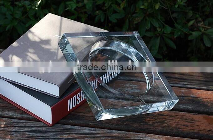 High Quality Wholesale Square Crystal Ashtray ASM015