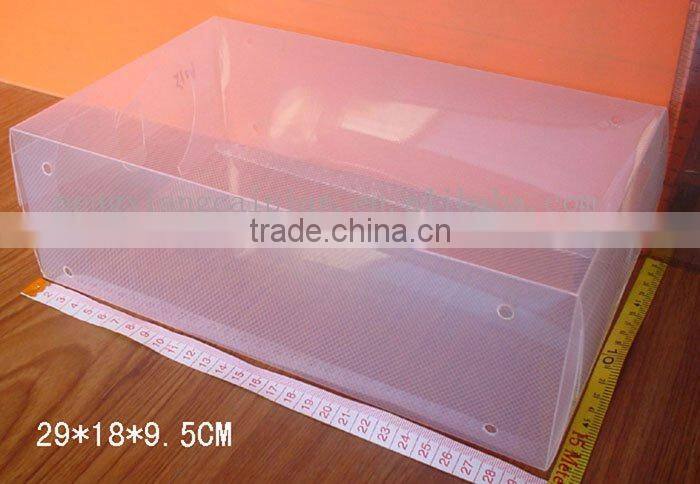 plastic pp shoe box with differnt size