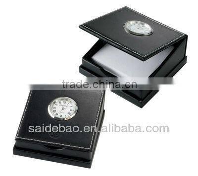 Leather memo case /memo holder