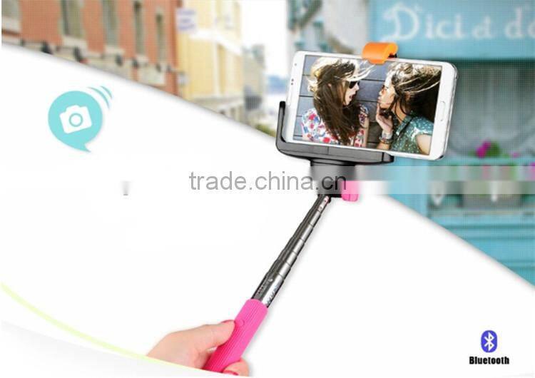 Handheld selfie stick with bluetooth remote shutter and monopod, wireless monopod selfie stick