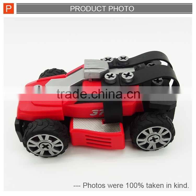 Cool intelligent diy toy self-assemble block rescue truck for kids