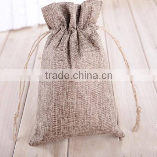 Alibaba express alibaba supplier wholesale cotton linen drawstring bag