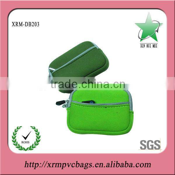 Printing neoprene camera pouch with carabiner