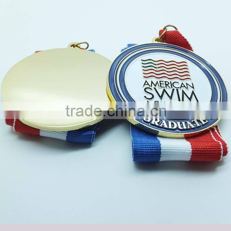 custom metal medal,soft enamel medal,swim sport medal,army coin medal
