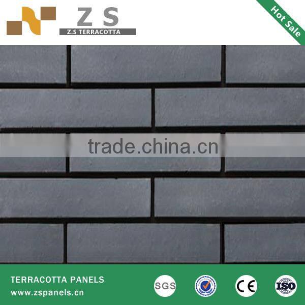 Terracotta tile panel clay brick Curtain Wall Bricks brick Heat Resistant Public Place Wall Tiles Brick