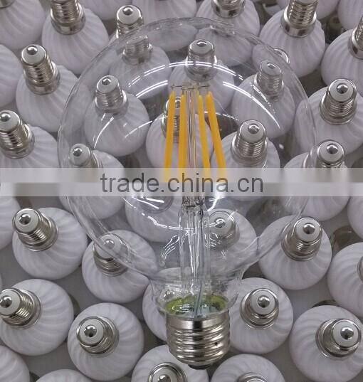 led fliament bulb g95 8w e27 warm white