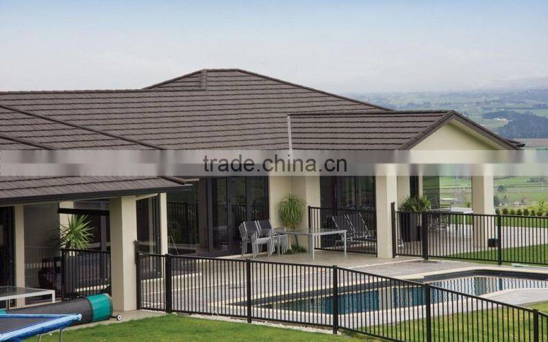 Classic Modern Lightweight Colorful Stone Coated Metal Roofing Tiles Supplier