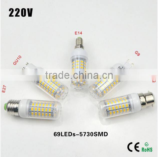 G9 GU10 B22 LED Corn Bulb Lights 5730SMD LED lamp For Chandelier Candle Lighting