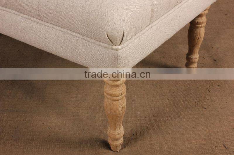 antique european style upholstery fabric ottoman bench stool