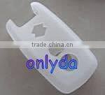 High quality hot sale white Suzuki remote key silicon cover silicone car key protective cover for Suzuki