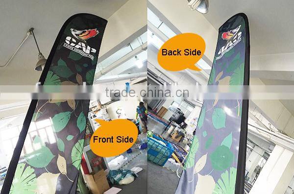 Wholesale High Quality Wind Resistant Telescopic Beach Flag Pole