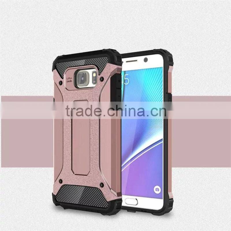 Hybrid Armor Style Dual Layer Rugged TPU+PC Case cover for Samsung note 5, for Samsung Note 5 Combo Case