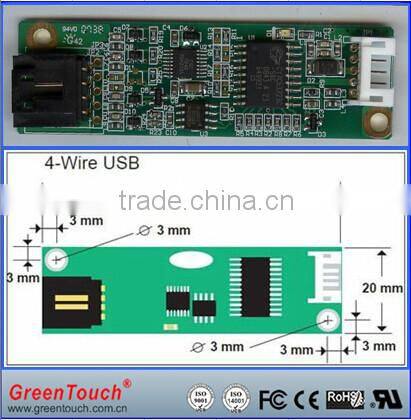 Customized 10.4 inch 4 wire resistive touch screen supplier