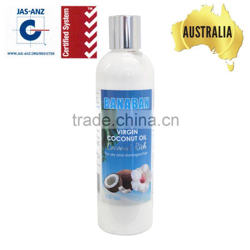 Australian made Premium Hair Conditioner "Silicone Free" NEW Formulation coconut shampoo
