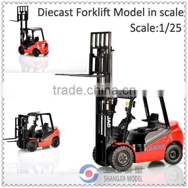 Diecast cars forklift,diecast forklift truck model,model cars and forklifts china