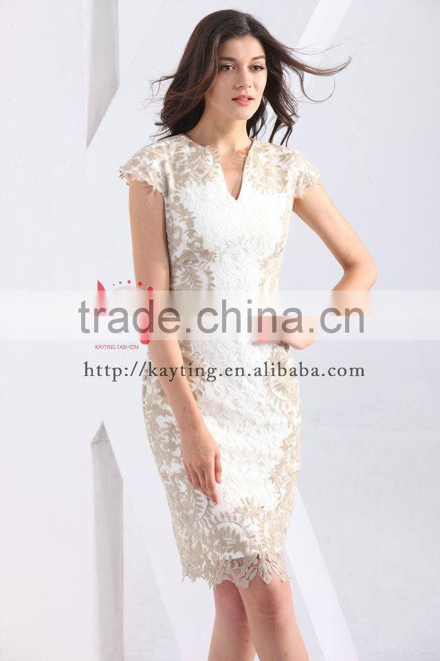 Elegant dress cocktail dresses short white color elegant knee length cocktail dresses