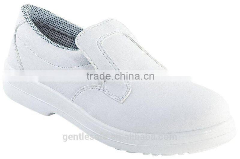 GT 1102 White micro fibre safety shoes