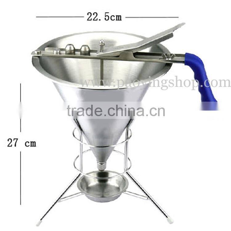 2mm 4mm 6mm Heavy Duty Stainless Steel Dorayaki Batter Dispenser
