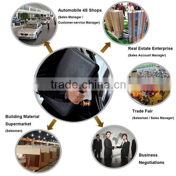 Best selling pu leather business folder with writing pad and pen set for conference