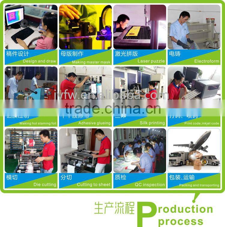 Hot selling Custom disposable HoneyComb Tamper Evident Hologram Sticker