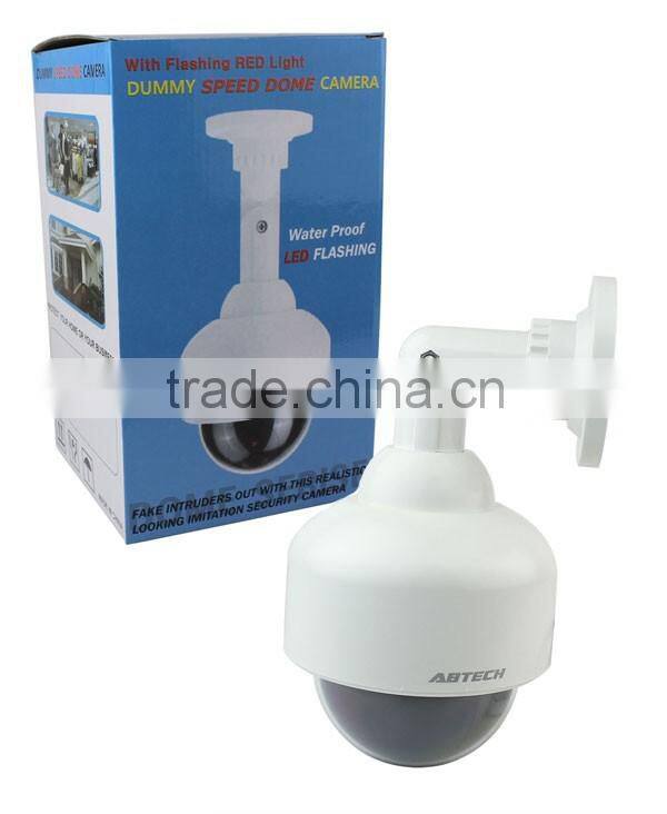 Home Surveillance Security and Waterproof LED Flashing Fake IR Dummy Camera