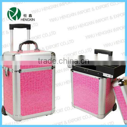 professional cosmetic trolley cases,beauty trolley boxes,cosmetic trolley case for nail beauty
