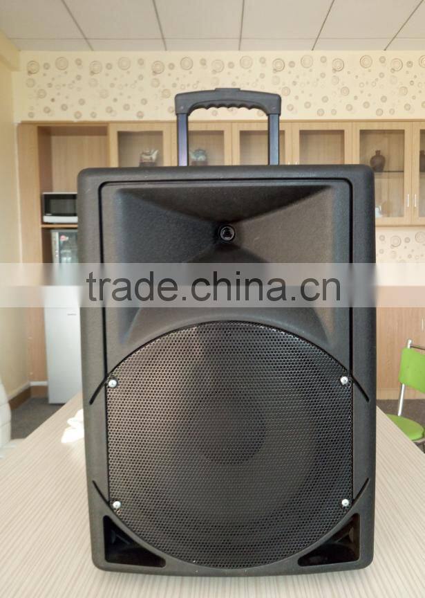 15 inch super bass speaker pa system speaker bluetooth creative amplifier woofer speaker professional with handle and usb