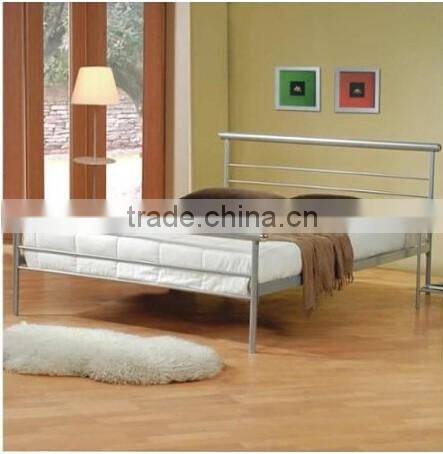 Double wrought iron bed frame