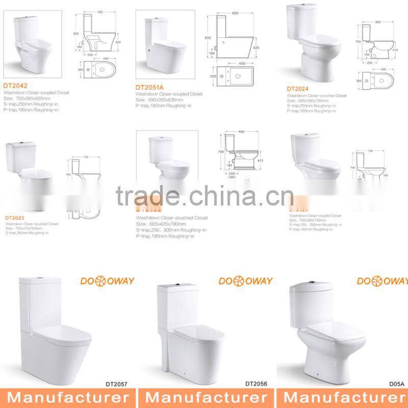 High Standard Bathroom WC Toilet sanitary with good design DT6082B
