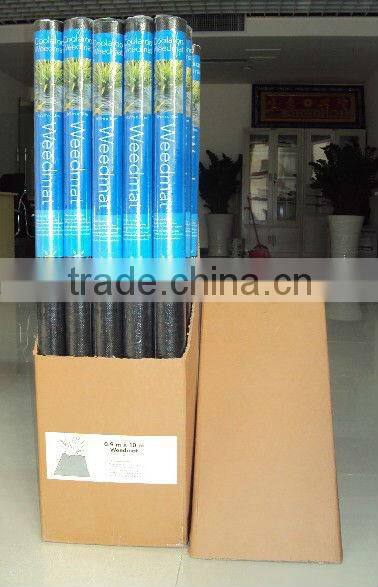 PP woven weed mat/ground cover /black fabric for agriculture